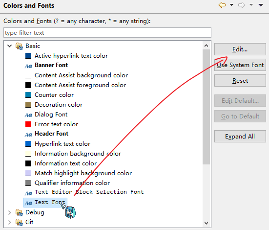 调整控制台字体